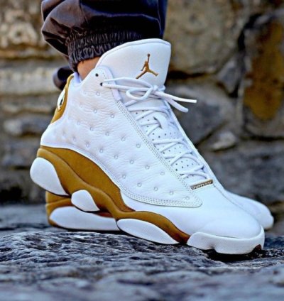 Nike Air Jordan 13 Wheat White Basketball Sneaker