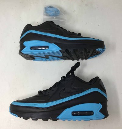 Undefeated Air Max 90 Black Blue Fury