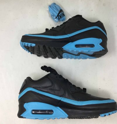 Undefeated Air Max 90 Black Blue Fury