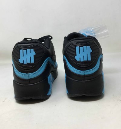 Undefeated Air Max 90 Black Blue Fury