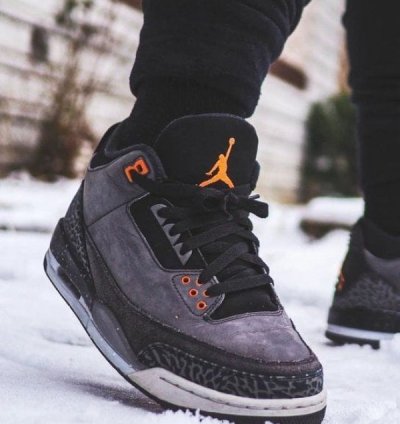 Nike Air Jordan 3 Fear Pack Basketball Sneakers Semi Ua