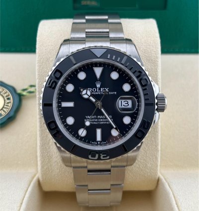 Rolex Yacht-master 42 In Stock 2024 Yacht-master 42 Black Dial 226627 Titanium Bracelet