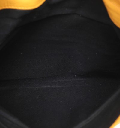Balenciaga Yellow Leather Classic Giant 12 Hardware Envelope Clutch