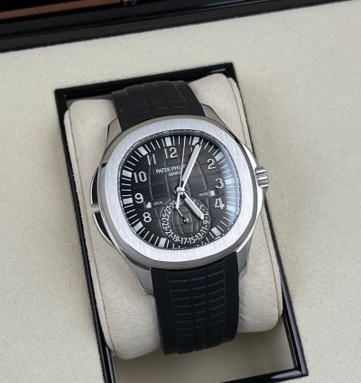 Patek Philippe Aquanaut Travel Time 5164 Dual Time Zone Complete Set In Stock