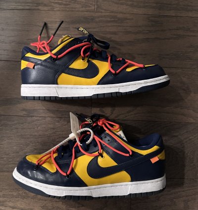 Off White Nike Dunk Michigan