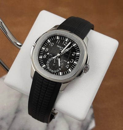 Patek Philippe Aquanaut Travel Time 5164 Dual Time Zone Complete Set In Stock