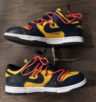 Off White Nike Dunk Michigan