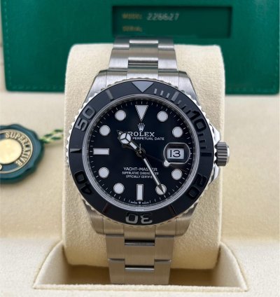 Rolex Yacht-master 42 In Stock 2025 Yacht-master 42 Black Dial 226627 Titanium Bracelet