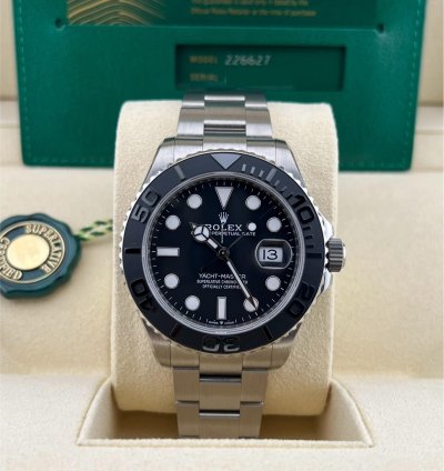 Rolex Yacht-master 42 In Stock 2025 Yacht-master 42 Black Dial 226627 Titanium Bracelet