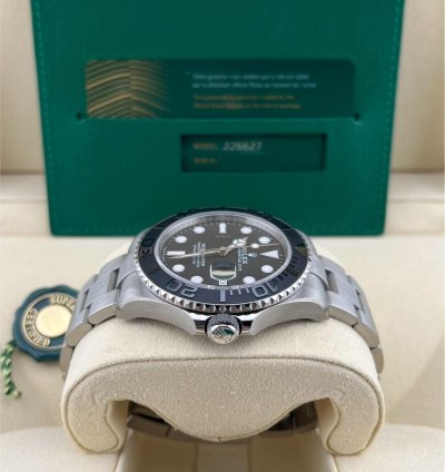 Rolex Yacht-master 42 In Stock 2025 Yacht-master 42 Black Dial 226627 Titanium Bracelet