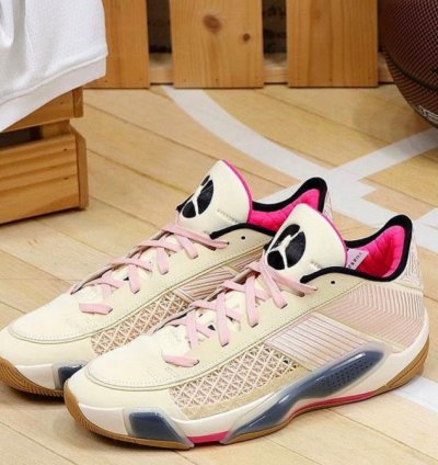 Nike Air Jordan 38 Sail Fresh Basketball Sneakers