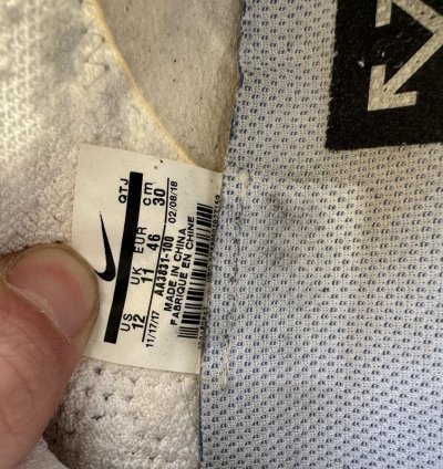 Off White Nike Vapormax Part 2 Size 12