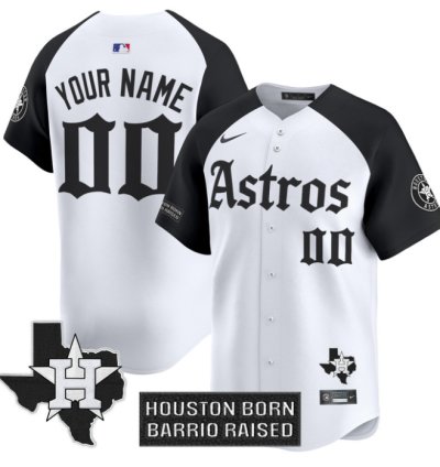 Custom Houston Astros Jersey Gothic Edition Vapor Premier Limited Stitched Alternate