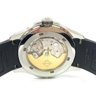 Patek Philippe Aquanaut Travel Time 5164a-001 Stainless Steel With Black Rubber Watch Black Dial 2013