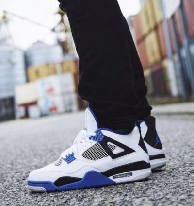 Nike Air Jordan 4 Motorsports Basketball Sneakers Semi Ua