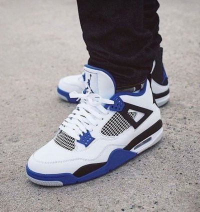 Nike Air Jordan 4 Motorsports Basketball Sneakers Semi Ua