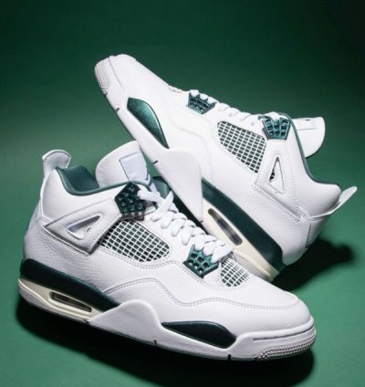 Nike Air Jordan 4 Oxidized Green Baskeball Sneakers