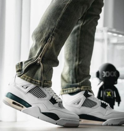 Nike Air Jordan 4 Oxidized Green Baskeball Sneakers