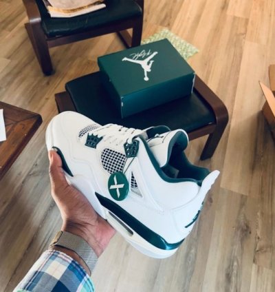 Nike Air Jordan 4 Oxidized Green Baskeball Sneakers