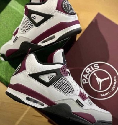 Nike Air Jordan 4 Psg Basketball Sneakers Semi Ua