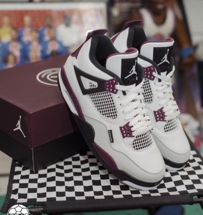 Nike Air Jordan 4 Psg Basketball Sneakers Semi Ua