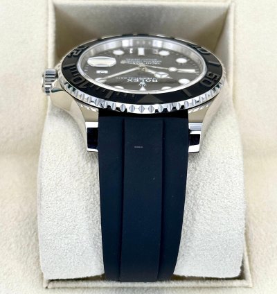 Rolex Yacht-master 42 New 2025 Rolex Yacht-master 42mm 226659 White Gold Oysterflex Black Dial