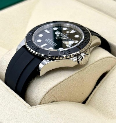 Rolex Yacht-master 42 New 2025 Rolex Yacht-master 42mm 226659 White Gold Oysterflex Black Dial