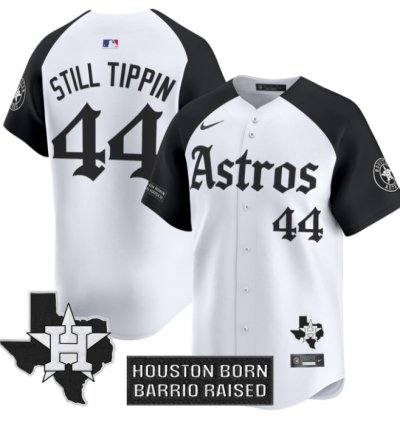 Still Tippin Jersey 44 Houston Astros Gothic Edition Vapor Premier Limited Stitched Alternate