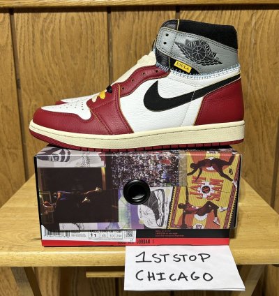 Union La Air Jordan 1 Retro Og Sp High Chicago Size 11 New