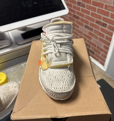Off-white Air Presto White Size 10 Aa3830-100 Used