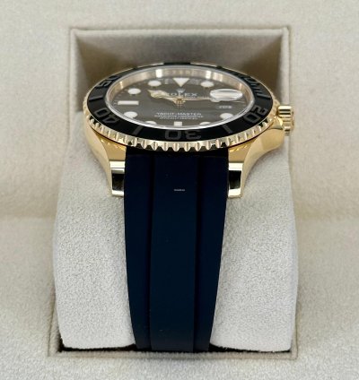 Rolex Yacht-master 42 New 2025 Yacht-master 42mm 226658 Yellow Gold Oysterflex Black Dial