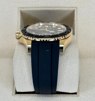 Rolex Yacht-master 42 New 2025 Yacht-master 42mm 226658 Yellow Gold Oysterflex Black Dial