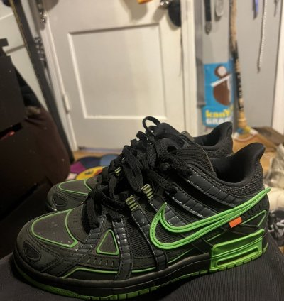 Off-white Air Rubber Dunk Green Strike