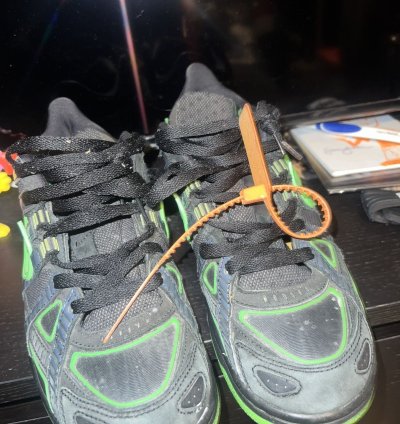 Off-white Air Rubber Dunk Green Strike