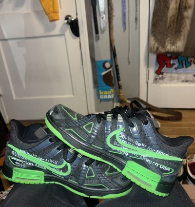 Off-white Air Rubber Dunk Green Strike