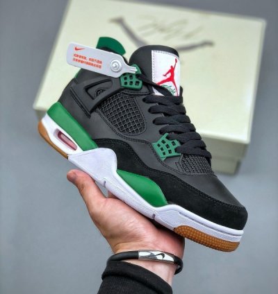 Nike Air Jordan 4 Sb Alternate Black Basketball Sneakers Semi Ua