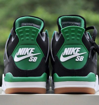 Nike Air Jordan 4 Sb Alternate Black Basketball Sneakers Semi Ua