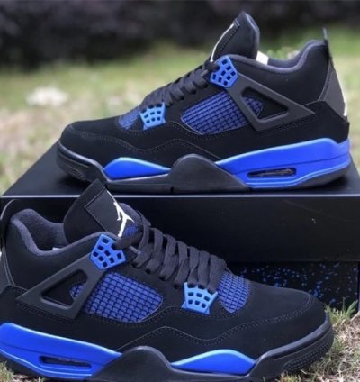 Nike Air Jordan 4 Thunder Blue Basketball Sneakers