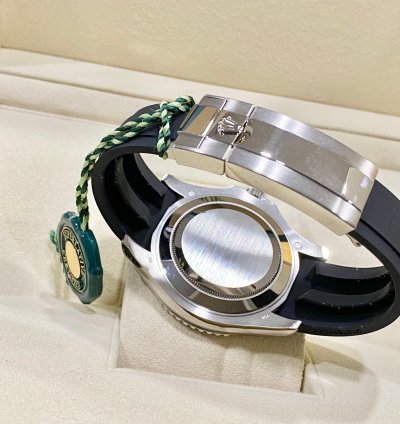 Rolex Yacht-master 42 New 226659 White Gold 18k Black Rubber Bracelet 42mm