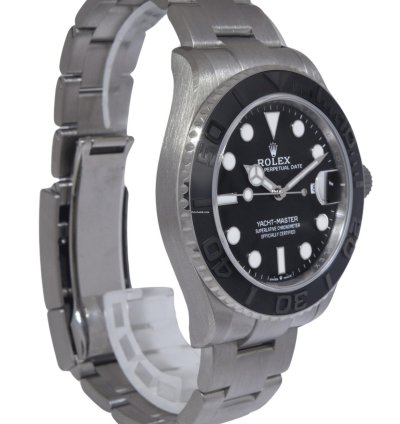 Rolex Yacht-master 42 New Rolex Yacht-master 42 Rlx Titanium Intense Black Dial Watch 24 226627