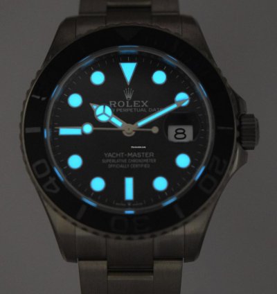 Rolex Yacht-master 42 New Rolex Yacht-master 42 Rlx Titanium Intense Black Dial Watch 24 226627