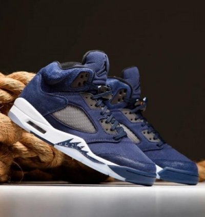 Nike Air Jordan 5 Georgetown Basketball Sneakers