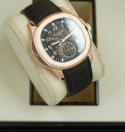 Patek Philippe Aquanaut Travel Time Rose Gold 5164r-001 Complete