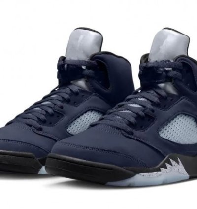 Nike Air Jordan 5 Midnight Navy Basketball Sneakers