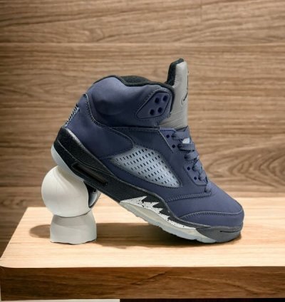 Nike Air Jordan 5 Midnight Navy Basketball Sneakers