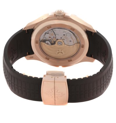 Patek Philippe Aquanaut Travel Time Rose Gold Mens Watch 5164r