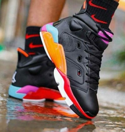 Nike Air Jordan 6 17 23 Multi Total Orange Basketball Sneakers