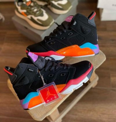 Nike Air Jordan 6 17 23 Multi Total Orange Basketball Sneakers