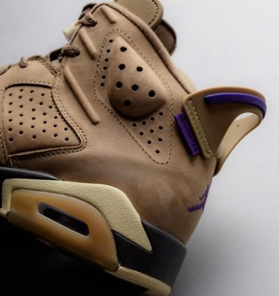 Nike Air Jordan 6 Gore Tex Brown Kelp Baskeball Sneakers