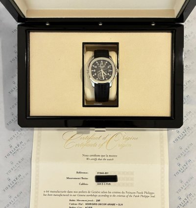 Patek Philippe Aquanaut Travel Time Very Good Condition Full-set Germany 2019